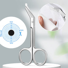 Load image into Gallery viewer, Stainless Steel Gauze Scissors Portable Household Bandage Accessories Scissors Outdoor First Aid Kit Elbow Scissors