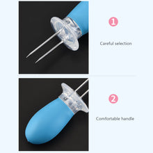 Load image into Gallery viewer, Stainless Steel Corn Needle Corn Fork Corn Insertion Barbecue Fork BBQ Creative Kitchen Tool