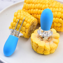 Load image into Gallery viewer, Stainless Steel Corn Needle Corn Fork Corn Insertion Barbecue Fork BBQ Creative Kitchen Tool