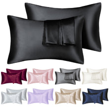 Load image into Gallery viewer, Satin Pillowcase for Hair and Skin Silky & Soft Pillow Covers Similar to Silk Pillow Cases Pillow Cases Standard Queen Size