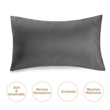 Load image into Gallery viewer, 2Pcs/set Pillowcase Soft Solid Color Pillow Cover Throw Pillow Covers Square Cushion Cover for Sofa Bedroom Car