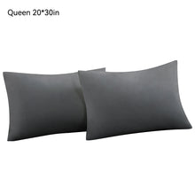 Load image into Gallery viewer, 2Pcs/set Pillowcase Soft Solid Color Pillow Cover Throw Pillow Covers Square Cushion Cover for Sofa Bedroom Car