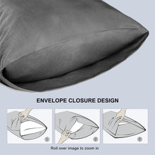 Load image into Gallery viewer, 2Pcs/set Pillowcase Soft Solid Color Pillow Cover Throw Pillow Covers Square Cushion Cover for Sofa Bedroom Car
