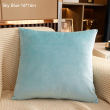 Load image into Gallery viewer, 2Pcs/set Pillowcase Soft Solid Color Pillow Cover Throw Pillow Covers Square Cushion Cover for Sofa Bedroom Car