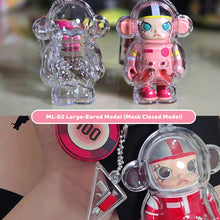 Load image into Gallery viewer, 1PC Protective Acrylic Storage Case For Molly Plush Dolls Display Bag No Doll Transparent Portable Cable Organizer Box