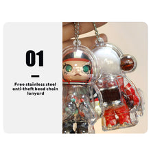 Load image into Gallery viewer, 1PC Protective Acrylic Storage Case For Molly Plush Dolls Display Bag No Doll Transparent Portable Cable Organizer Box