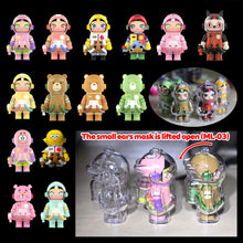 Load image into Gallery viewer, 1PC Protective Acrylic Storage Case For Molly Plush Dolls Display Bag No Doll Transparent Portable Cable Organizer Box