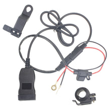 Load image into Gallery viewer, 60W Motorcycle USB PD+QC3.0 Fast Charger Handlebar Dual USB Socket with Switch Voltmeter Power Supply Adapter