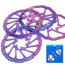 Load image into Gallery viewer, G3/HS1/12D/14D/01K/05K/06H 120mm 140mm 160mm 180mm Silver Titanium Stainless Steel Rotor Disc MTB Disc Brake Rotor For Mountain Road Cruiser Bike Brake Parts