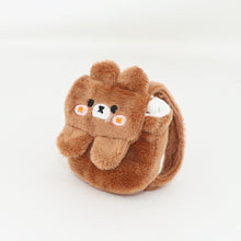 Load image into Gallery viewer, For 17cm Labubu Kawaii Bear Backpack Puppy Backpack Suitable for Labubu2.0 Sit Party Vinyl Blind Box Plush Costume Doll Bag
