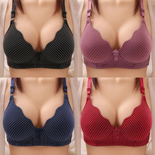 Load image into Gallery viewer, New Middle-aged And Elderly Mothers' Soft Bra Lace Seamless And Breathable Without Steel Ring Bra Sexy Gathering Underwear
