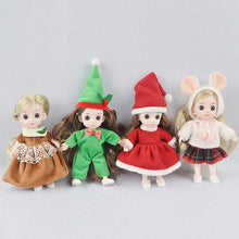 Load image into Gallery viewer, 16cm Doll Dolls Christmas Dress New Baby Clothes Doll Clothes Multicolor Embroider BJD Doll Clothes Master Dog