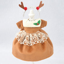 Load image into Gallery viewer, 16cm Doll Dolls Christmas Dress New Baby Clothes Doll Clothes Multicolor Embroider BJD Doll Clothes Master Dog