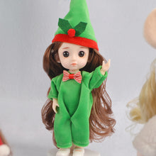 Load image into Gallery viewer, 16cm Doll Dolls Christmas Dress New Baby Clothes Doll Clothes Multicolor Embroider BJD Doll Clothes Master Dog