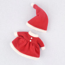 Load image into Gallery viewer, 16cm Doll Dolls Christmas Dress New Baby Clothes Doll Clothes Multicolor Embroider BJD Doll Clothes Master Dog