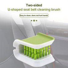 Load image into Gallery viewer, Double Sided U Type Car Seat Belt Cleaning Brush Automotive Safe Belt Washing Tool Interior Openable Accessories