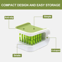 Load image into Gallery viewer, Double Sided U Type Car Seat Belt Cleaning Brush Automotive Safe Belt Washing Tool Interior Openable Accessories