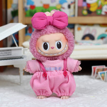 Load image into Gallery viewer, 17cm Mini Plush Doll'S Clothes Outfit Accessories For Korea Kpop Exo Labubu Idol Rose Winter Dress Clothing Gift