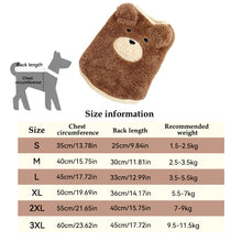 Load image into Gallery viewer, 1.5-11.5kg Dog Clothes Warm Pet Vest Shirt Fleece Pet Clothes For Cats Small and Medium Dogs