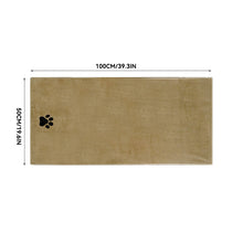 Load image into Gallery viewer, Microfiber Bath Tow Embroidered Super Soft Absorbent Quick Thick Dog Cat Blanet For Dogs Bath Grooming Supplies