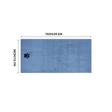 Load image into Gallery viewer, Microfiber Bath Tow Embroidered Super Soft Absorbent Quick Thick Dog Cat Blanet For Dogs Bath Grooming Supplies