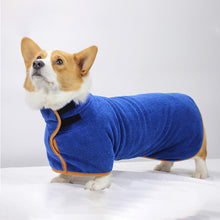 Load image into Gallery viewer, Dog Bathrobe Absorbent Pet Quick Drying Bath Towel Large Small Dogs Cats Clean Absorbent Bathrobe Full Body Wrap