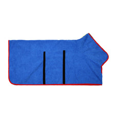 Load image into Gallery viewer, Dog Bathrobe Absorbent Pet Quick Drying Bath Towel Large Small Dogs Cats Clean Absorbent Bathrobe Full Body Wrap