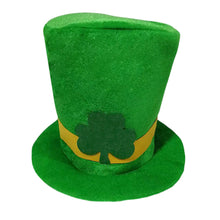 Load image into Gallery viewer, Saint Patricks Day Top Hat Holiday Fake Beard Green Celebration Costume for Irish Festival Party Decor Supplies