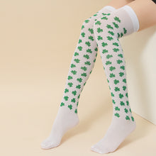 Load image into Gallery viewer, Woman Silk Stockings Saint Patrick's Day Green Stocking Thigh High Socks Party Sinker Drop Socks For Student Youth Event
