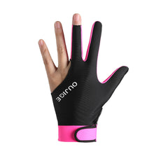 Load image into Gallery viewer, 1PC Professional Three-Finger Billiard Gloves For Left Hand Breathable Anti-Slip Silk Snooker Gloves Billiard Equipment
