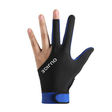 Load image into Gallery viewer, 1PC Professional Three-Finger Billiard Gloves For Left Hand Breathable Anti-Slip Silk Snooker Gloves Billiard Equipment