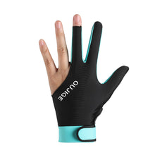 Load image into Gallery viewer, 1PC Professional Three-Finger Billiard Gloves For Left Hand Breathable Anti-Slip Silk Snooker Gloves Billiard Equipment