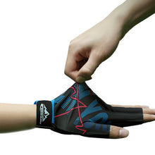 Load image into Gallery viewer, 1PC Professional Three-Finger Billiard Gloves For Left Hand Breathable Non-Slip Snooker Gloves Self-Adhesive Cloth Fixed