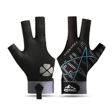 Load image into Gallery viewer, 1PC Professional Three-Finger Billiard Gloves For Left Hand Breathable Non-Slip Snooker Gloves Self-Adhesive Cloth Fixed