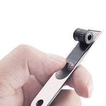 Load image into Gallery viewer, 1PC Multifunctional Stainless Steel Thickened Lead Roll Plate With Card Slot Neat And Tightly Rolled Lead Accessories