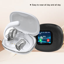 Load image into Gallery viewer, 5.4 Wireless Hanging Ear Bluetooth Headphones With LCD Smart Color Screen Leather Texture Long Endurance Sports Headphones