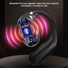 Load image into Gallery viewer, 5.4 Wireless Hanging Ear Bluetooth Headphones With LCD Smart Color Screen Leather Texture Long Endurance Sports Headphones