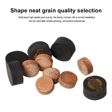 Load image into Gallery viewer, 1PC/5PCS 11/14MM Multi-Layer Pig Skin Neutral Pool Cue Tip Non-Slip High-Elastic Snooker Accessories