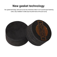 Load image into Gallery viewer, 1PC/5PCS 11/14MM Multi-Layer Pig Skin Neutral Pool Cue Tip Non-Slip High-Elastic Snooker Accessories
