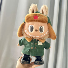 Load image into Gallery viewer, For 38 Cm Labubu plush doll clothes outfit doll MOKOKO coat rabbit ear strap skirt set Accessories Cute Decoration