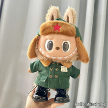 Load image into Gallery viewer, For 38 Cm Labubu plush doll clothes outfit doll MOKOKO coat rabbit ear strap skirt set Accessories Cute Decoration