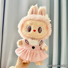 Load image into Gallery viewer, For 38 Cm Labubu plush doll clothes outfit doll MOKOKO coat rabbit ear strap skirt set Accessories Cute Decoration