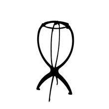 Load image into Gallery viewer, 1PC Wig Display Stands Plastic Hat Display Wig Head Holders Doll Head Hat Cap Wig Hair Support Holder Folding Stable Tool