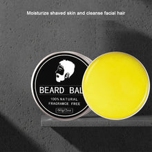 Load image into Gallery viewer, Professional Men Beard Growth Kit Natural Beard Balm Wax Moisturizing Dashing Gentlemen Clean Beard Styling Care Cream