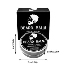 Load image into Gallery viewer, Professional Men Beard Growth Kit Natural Beard Balm Wax Moisturizing Dashing Gentlemen Clean Beard Styling Care Cream