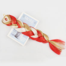 Load image into Gallery viewer, Laser Wire Gold Wire Dirty Braid Large Braid Mixed Gold Wire Wig Braid Large Braid Thick Braid Gradient Color Gold Wire Dirty Braid