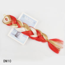 Load image into Gallery viewer, Laser Wire Gold Wire Dirty Braid Large Braid Mixed Gold Wire Wig Braid Large Braid Thick Braid Gradient Color Gold Wire Dirty Braid