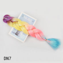 Load image into Gallery viewer, Laser Wire Gold Wire Dirty Braid Large Braid Mixed Gold Wire Wig Braid Large Braid Thick Braid Gradient Color Gold Wire Dirty Braid