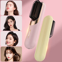 Load image into Gallery viewer, Wireless Straightening Comb Negative Ion Hair Care USB Charging Dry Wet Dual-use Straightener Ceramic Heating Straightening Rod
