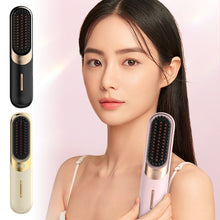 Load image into Gallery viewer, Wireless Straightening Comb Negative Ion Hair Care USB Charging Dry Wet Dual-use Straightener Ceramic Heating Straightening Rod
